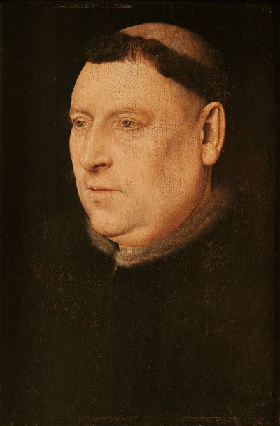 Portrait of a Monk by Flemish School